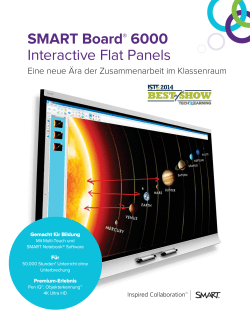 SMART Board® 6000 Interactive Flat Panels