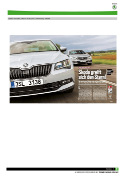 Auto-Bild Mai 2015: Vergleichstest Škoda