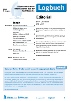 Editorial - Wehring & Wolfes