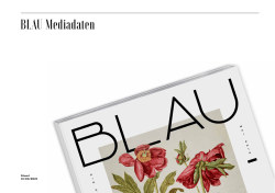 BLAU Mediadaten - Axel Springer Mediahouse Berlin