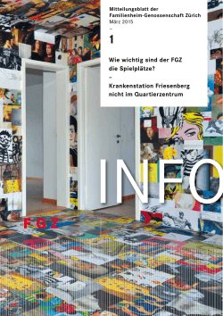 FGZ-Info 1/2015 - Familienheim