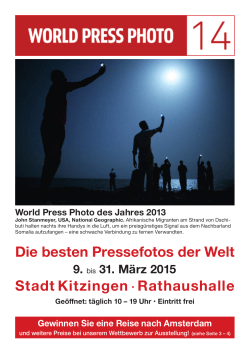 Die besten Pressefotos der Welt Stadt Kitzingen • Rathaushalle