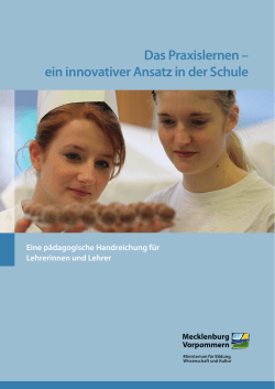 Eine p&auml;dagogische Handreichung f&uuml;r Lehrerinnen und Lehrer