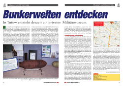 In Tutow entsteht derzeit ein privates Milit&auml;rmuseum