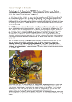 Suzuki Triumph in Bielstein - MRSV