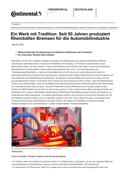 Ein Werk mit Tradition: Seit 50 Jahren produziert