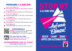FlyerG7 - Stop G7 Elmau 2015