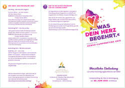 Flyer Hansa-Campmeeting 2015