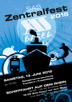 Flyer Zentralfest 2015
