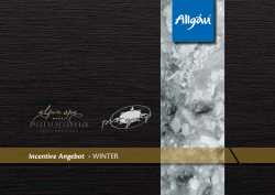 Incentive Angebot - WINTER