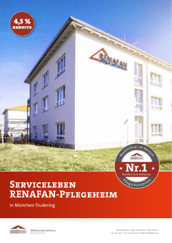 Serviceleben RENAFAN-Pf legeheim - WirtschaftsHaus