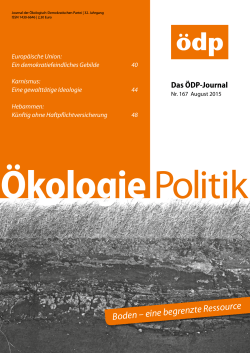 ÖkologiePolitik - ÖDP Niedersachsen
