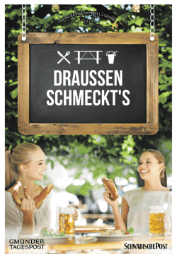 Draussen schmeckts
