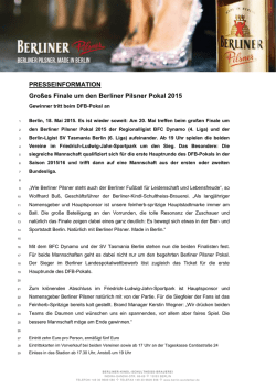 Bei Rückfragen: - Radeberger Gruppe KG