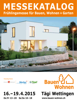Zum Katalog - Bauen+Wohnen