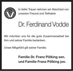 Dr. Ferdinand Vodde - ov