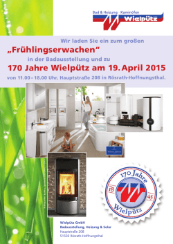 170 Jahre Wielpütz am 19.April 2015