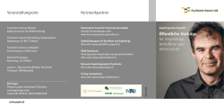 Jahresprogramm 2015 - Psychiatrie