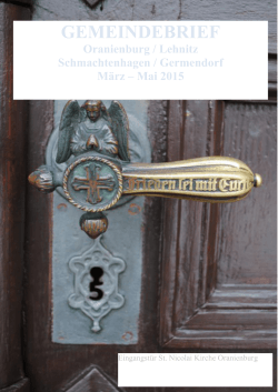 Gemeindebrief 03.2015 - 05.2015 - st