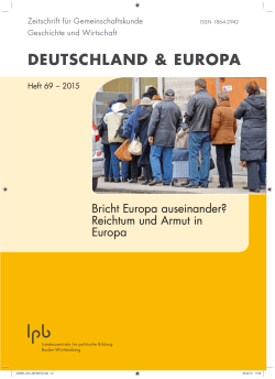 als PDF - Zeitschrift DEUTSCHLAND & EUROPA
