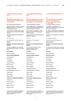 II. GESCH&Auml;FTSVERTEILUNG 20151 II. BUSINESS