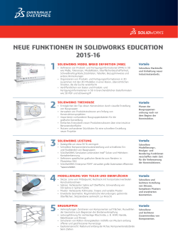SolidWorks 2015 Übersicht