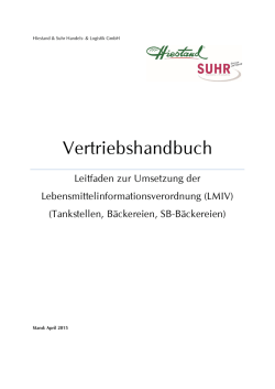 Handbuch zur Umsetzung der LMIV bei loser Ware