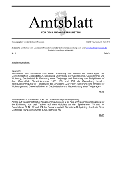 Amtsblatt Nr.16-2015 - Landkreis Traunstein