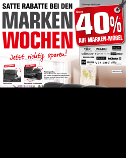 Jetzt richtig sparen!