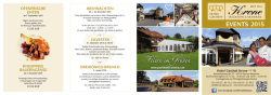 eventS 2015 - Hotel-Restaurant Krone, Alzenau