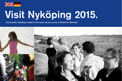 Visit Nyköping 2015.
