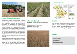 Infos zum Betrieb So finden Sie uns Anfahrt: Kontakt: