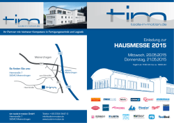 HAUSMESSE 2015 - tim