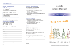 Save the date - CSM Congress & Seminar Management