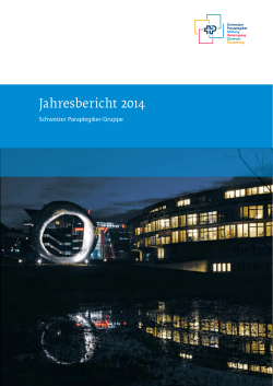 Jahresbericht 2014  - Schweizer Paraplegiker