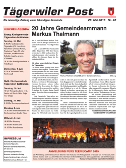2015-22 - Gemeinde Tägerwilen