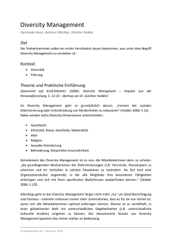 Diversity Management