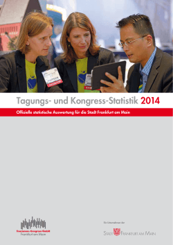Tagungs- und Kongress-Statistik 2014