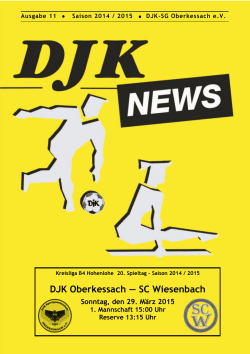 DJK Oberkessach &mdash; SC Wiesenbach