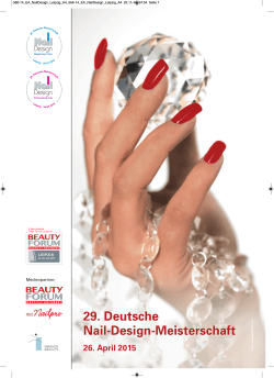29. Deutsche Nail-Design-Meister schaft 29. Deutsche Nail