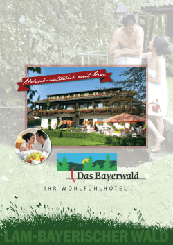 Hotelprospekt downloaden - Hotel Das Bayerwald in Lam