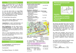 Infoblatt PG 2015 original - Pfarreiengemeinschaft Kaufering