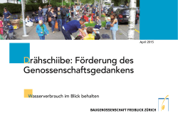 Leaflet - Baugenossenschaft Freiblick