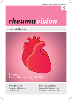 Rheumavision – Ausgabe 5: Rheuma