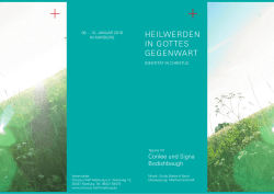 HEILWERDEN IN GOTTES GEGENWART - Christus