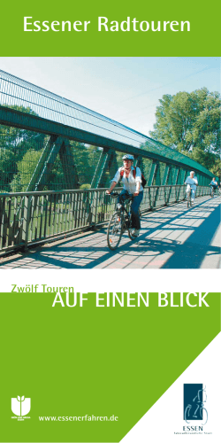 Essener Radtouren AUF EINEN BLICK