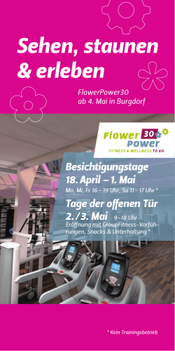 Link Flyer - FlowerPower