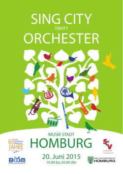 SING CITY ORCHeSTeR
