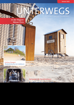 UNTERWEGS Ausgabe Weser-Ems Sommer 2015