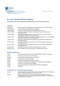 Dr. med. Claudia Wilhelm